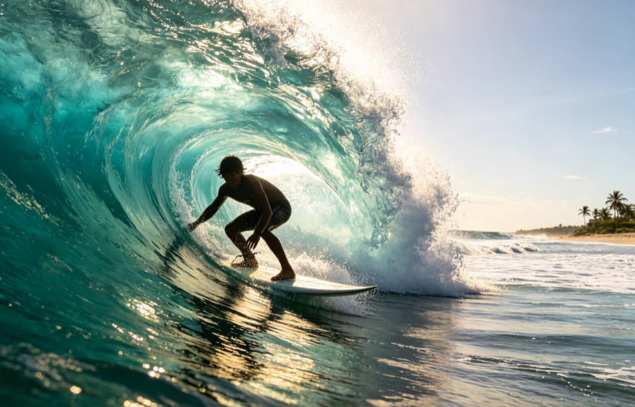 Surf en costa mexicana